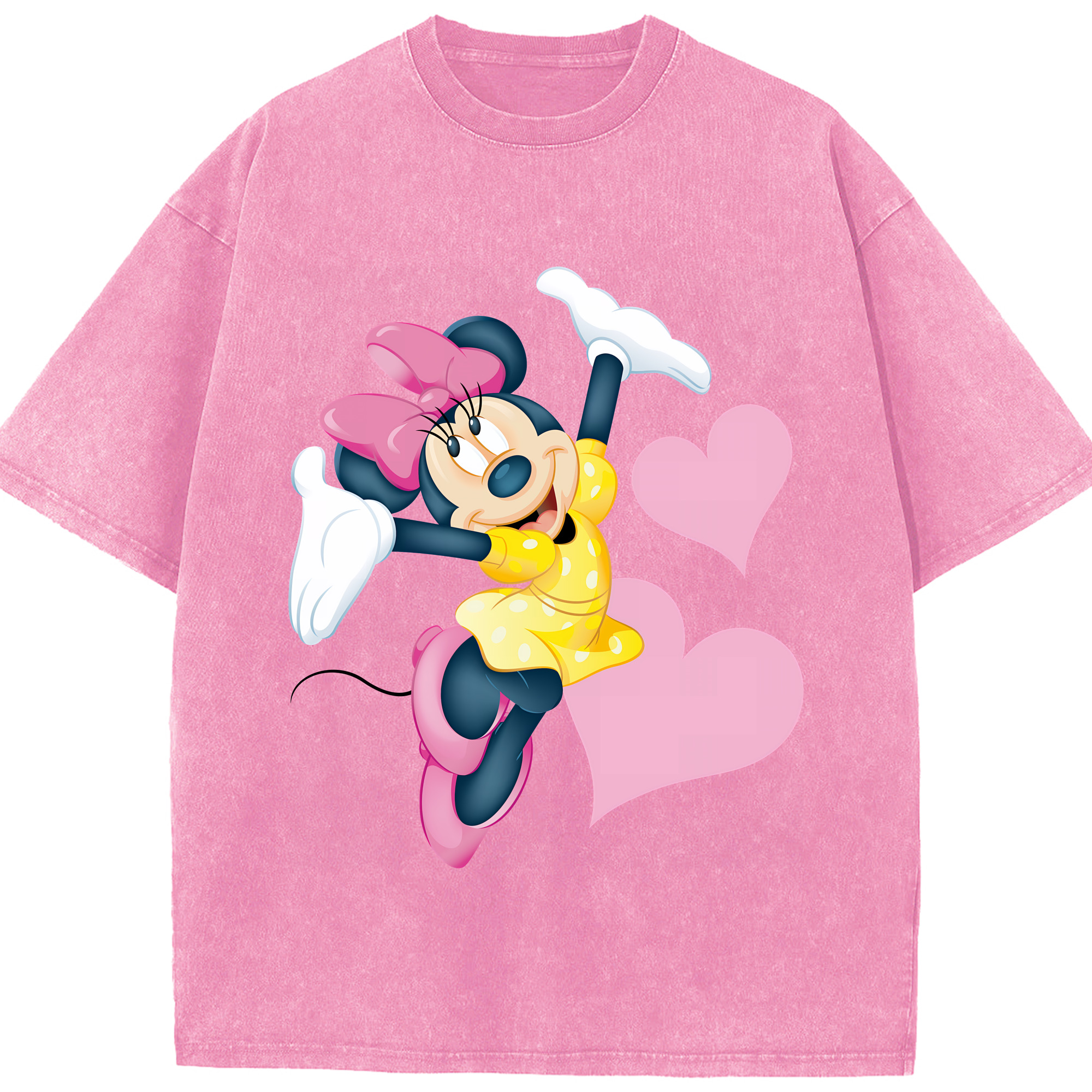 （画像用） ミッキーマウス Mickey Mouse 綿100% ヴィンテージ風 半袖Tシャツ（フロントプリント）